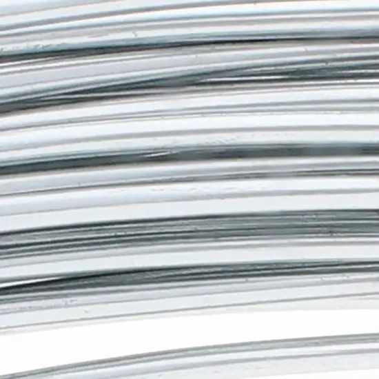 The Beadsmith&reg; 12 Gauge Colored Aluminum Wire Silver {6}