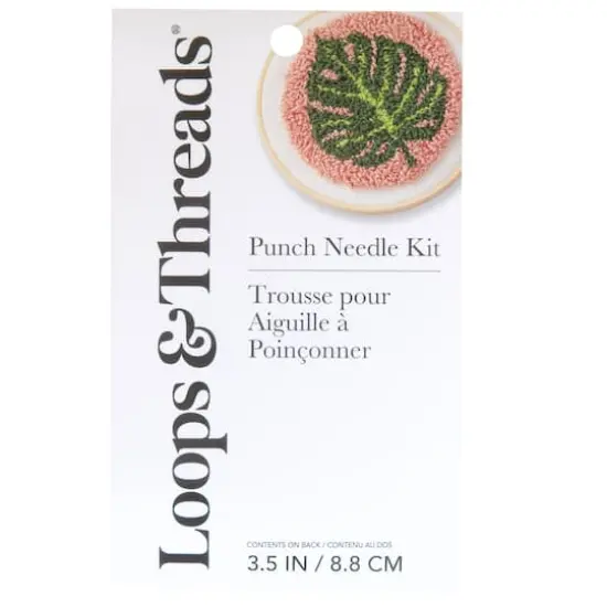 Leaf Punch Needle Kit by Loops & Threads&reg; {3}