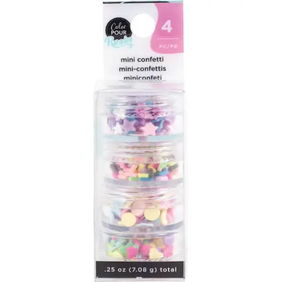 Color Pour Resin Pastel Mini Confetti Mix-Ins, 4ct. {1}