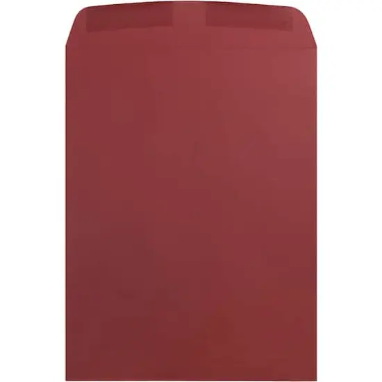 JAM Paper 9" x 12" Dark Red Open End Catalog Premium Envelopes {4}