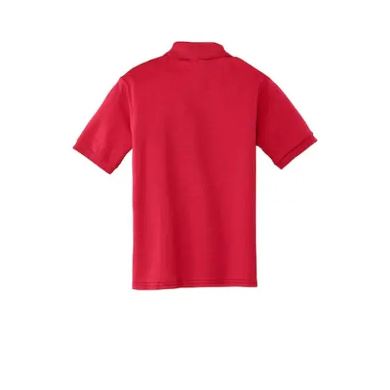 Port & Company&reg; Youth Core Blend Jersey Knit Polo Red {5}