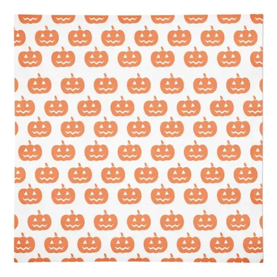 Jackolantern Pattern 10" x 10" Cotton Twill Napkin {1}