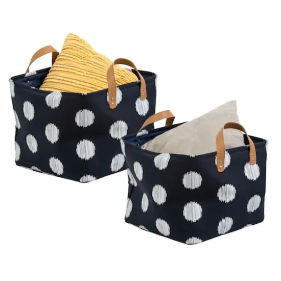 Honey Can Do Coastal Collection Canvas Scribble Tote Set {5}