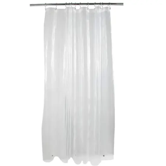 Bath Bliss Premium Weight PEVA Shower Liners, 2ct. Clear {1}