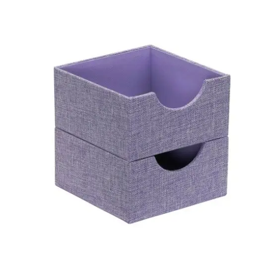 Household Essentials Square Drawer Organizers, 2ct. Purple {7}
