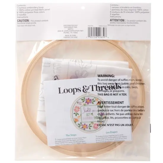 8" Overthink Embroidery Kit by Loops & Threads&reg; {5}