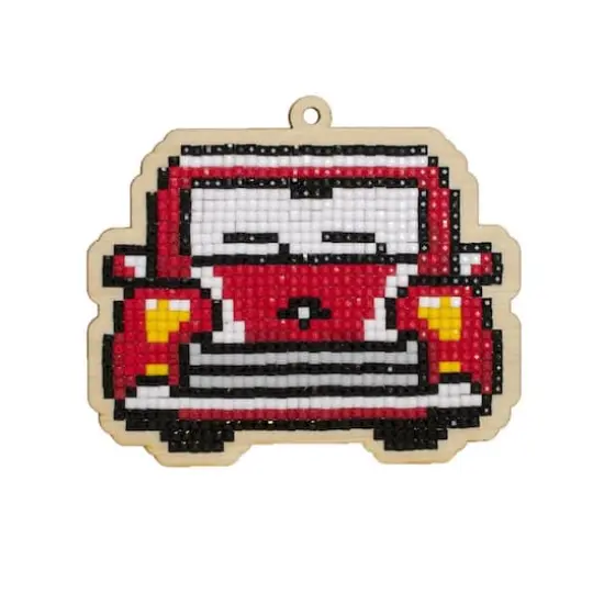 Wizardi Diamond Painting Ornament Kit Retro Car  {1}