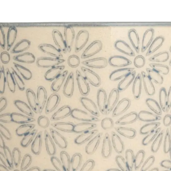 Hello Honey&reg; 5" Flower Print Stoneware Mug Set {10}