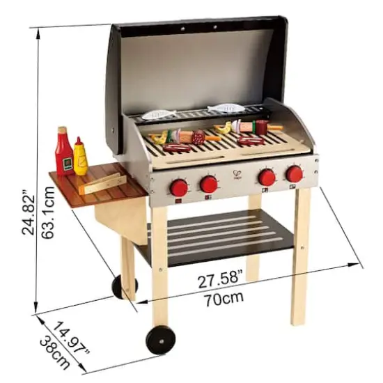 Hape Gourmet Grill Kids Wooden Play Kitchen {3}