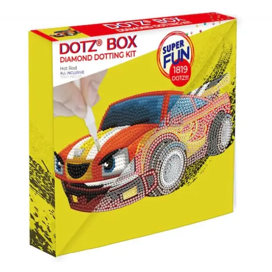 Diamond Dotz&reg; Hot Rod Diamond Box Painting Kit {4}