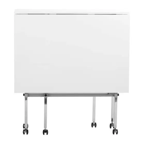 Sew Ready Craft Table with Storage Basket & Shelf {7}