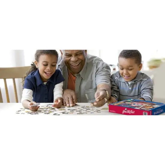 MLB Baseball Retro Series 500 Piece Puzzle Texas Rangers {4}