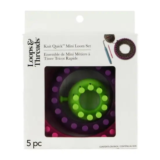 Knit Quick&trade; Mini Loom Set by Loops & Threads&reg; {7}