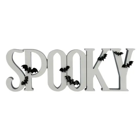20.75" White Spooky Cutout Tabletop Sign by Ashland&reg; {1}