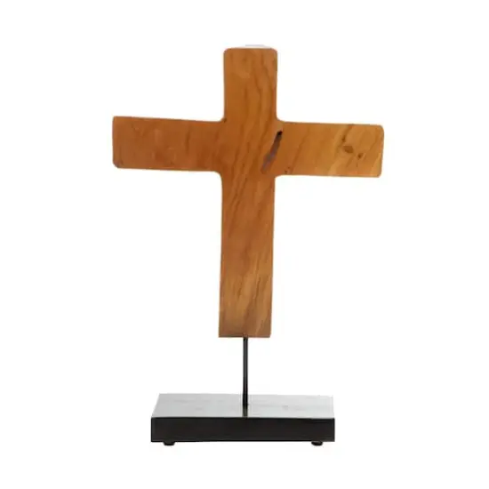 Brown Teak Wood Eclectic Style Table Decor 22" x 15" x 6" {7}