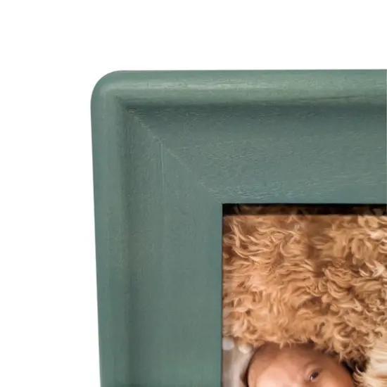 Expressions&trade; 5" x 7" Rounded Wood Frame by Studio D&eacute;cor&reg; Teal {4}