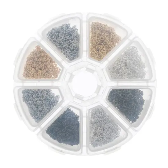 John Bead 2m Chains Round 8 Slot Jewelry Making & Findings Kit {3}