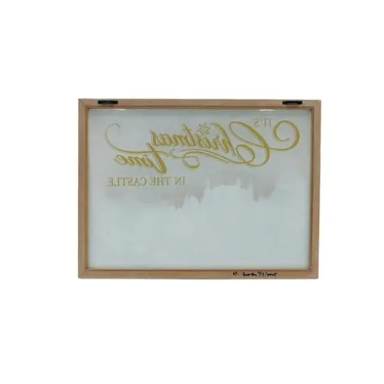 19.75" Christmas in the Castle Framed Wall Décor by Ashland® {3}