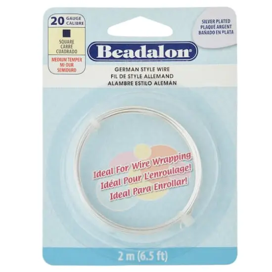 Beadalon&reg; German Style Wire, Square {4}