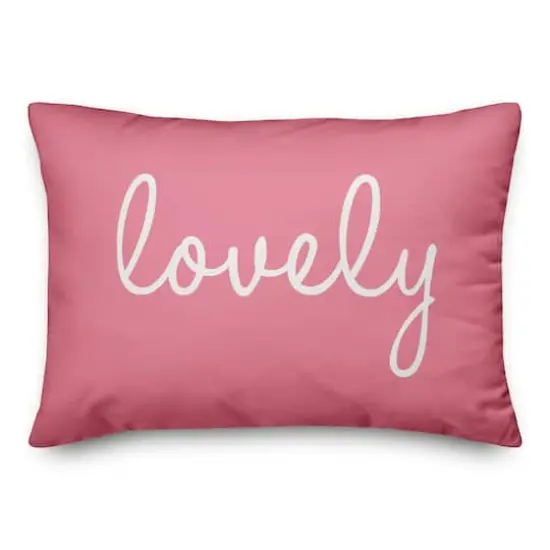 Lovely Throw Pillow {1}