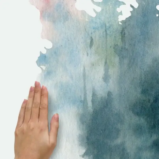 RoomMates Watercolor Pine Tree Peel & Stick Decals {5}