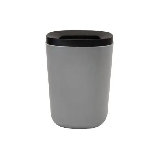 Bath Bliss Gray 2 Piece Wastebasket {6}
