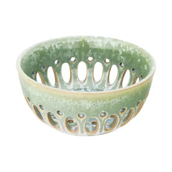 Hello Honey&reg; 6" Round Stoneware Berry Bowls with Reactive Glaze Finishes Set {6}