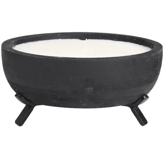 Sauvignon Blanc Scented 3-Wick Candle in Black Tripod Bowl {6}