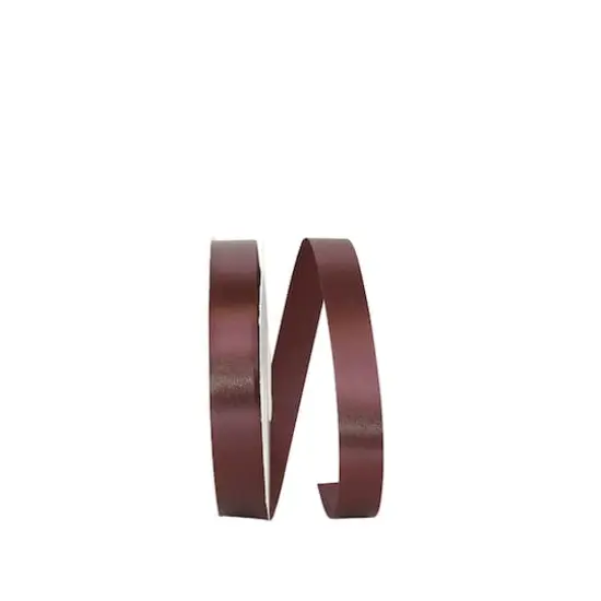JAM Paper 7/8" x 100yd. Single Face Satin Allure Ribbon Raisin {1}