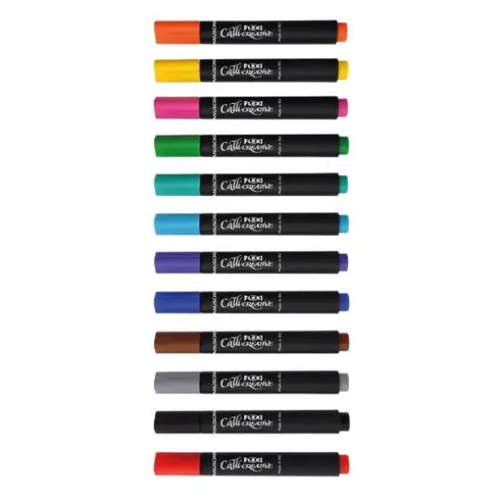 Manuscript CalliCreative 12 Color Flexi Tip Marker Set {3}