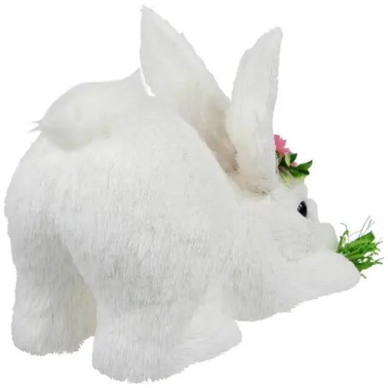 9.25" Easter Rabbit with Carrot Figurine {6}