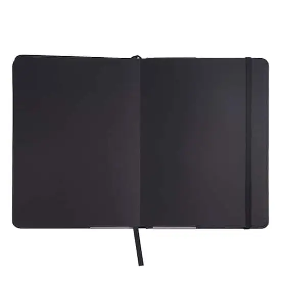 Black Page Premium Hardcover Journal, 6" x 8" by Artist's Loft&trade; {4}