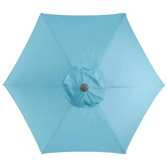 6.5ft. Outdoor Patio Market Umbrella Turquoise {4}