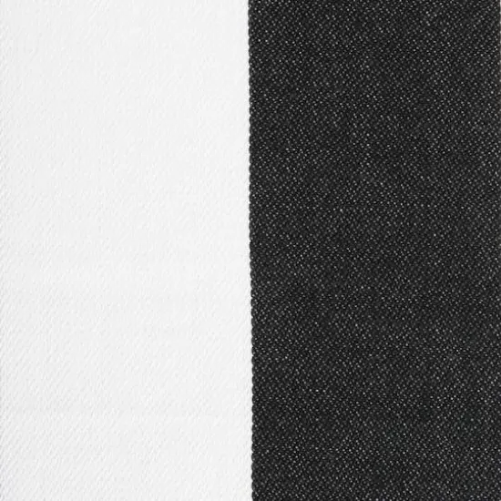 Black/White Dobby Stripe Table Runner 18" x 72" {3}