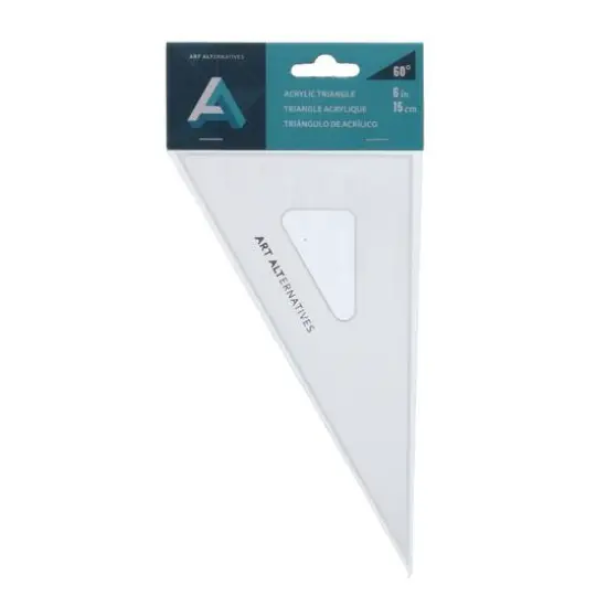 Art Alternatives 60&deg; Acrylic Triangle {1}