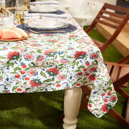 DII&reg; Garden Floral Print Outdoor Tablecloth 60x84" {7}