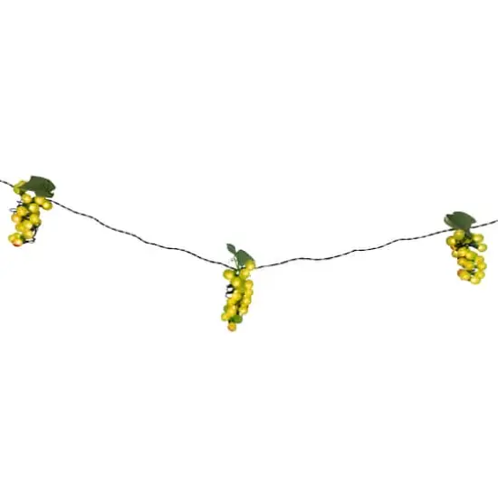 6ft. Green Grape Cluster String Lights {5}