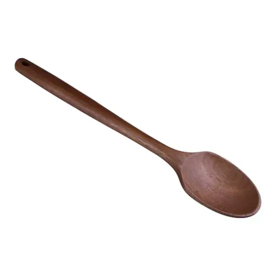 13" Acacia Wood Solid Spoon by Makery&trade; {3}