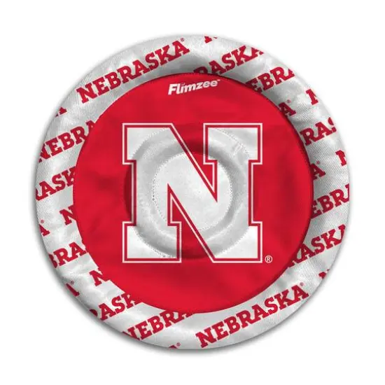 NCAA Flimzee Bean-Bag Flying Disc Nebraska Cornhuskers {1}