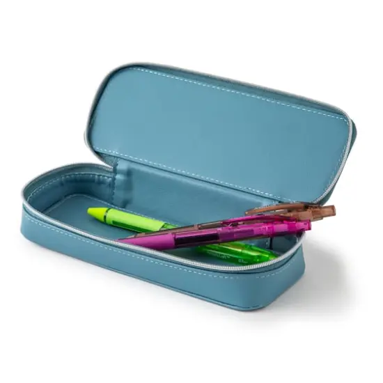 Zipper Pencil Pouch by Artist's Loft&trade; Blue {5}