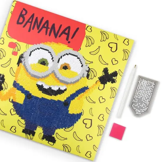 Camelot&reg; Dots Minion Banana Dotz Box Diamond Painting Kit {5}