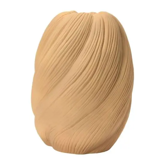 Hello Honey&reg; 13" Putty Sand Stoneware Sculptural Vase {6}