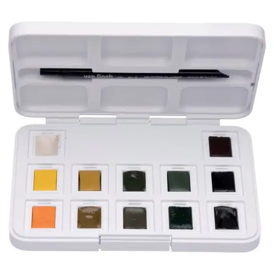 Van Gogh Shades of Nature Watercolor Pocket Box Set {3}