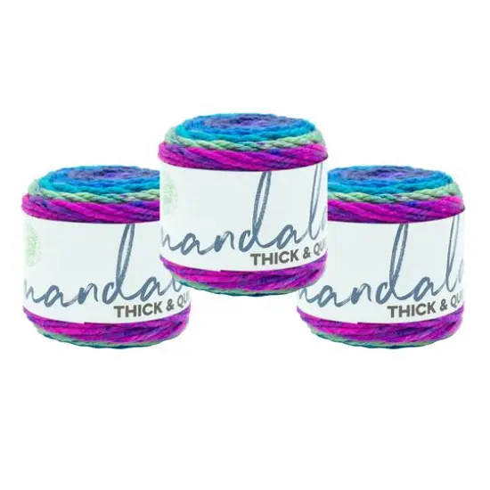 3 Pack Lion Brand&reg; Mandala&reg; Thick & Quick Yarn Vortex {1}