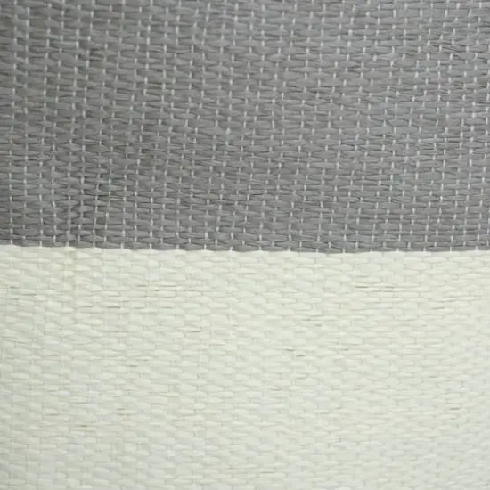 DII&reg; 14" Stripe Woven Paper Storage Bin Gray Stripe {4}