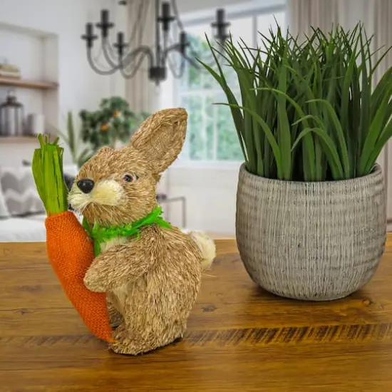 12" Easter Bunny With Carrot {3}