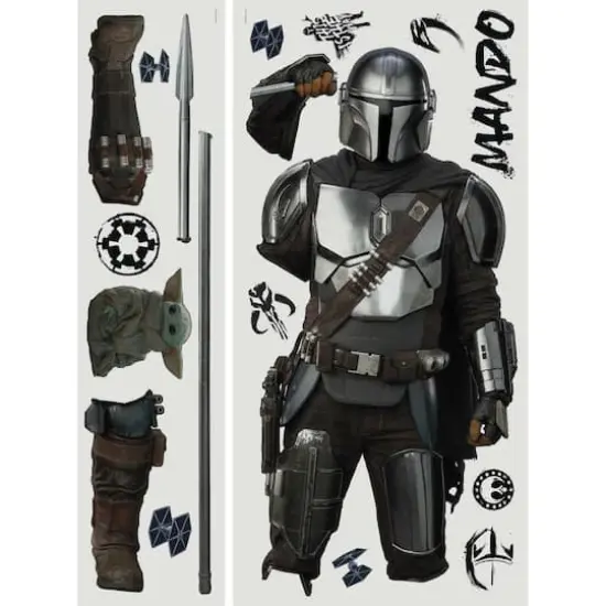RoomMates Star Wars The Mandalorian In Beskar Peel & Stick Giant Wall Decal {1}