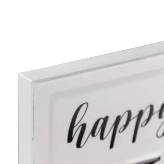 31.5" Metal Happy Halloween Wall Sign {5}