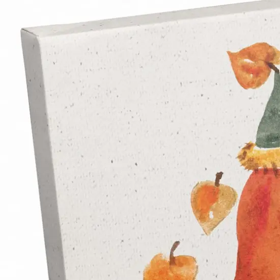 Hello Fall Gnome Canvas Wall Art {4}