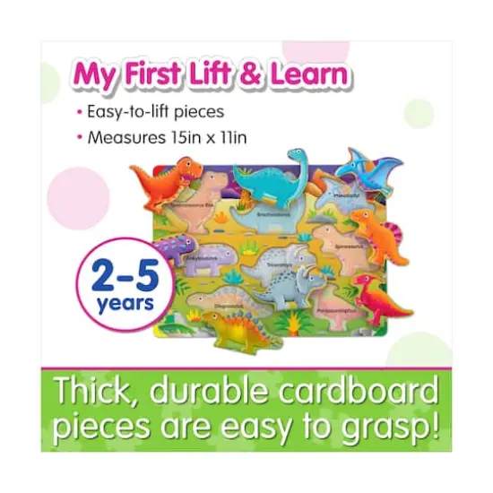 My First Lift & Learn Puzzle - Dinosaur: 8 Pcs {6}